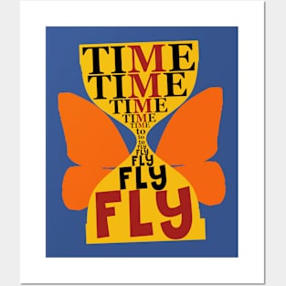 time to fly and dream Posters and Art